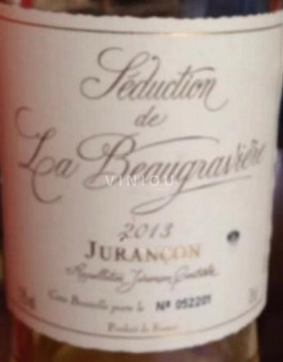 Sud-Ovest Jurançon La Beaugravière Séduction 2013