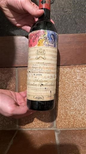 Bordeaux Pauillac Grand Cru Château Mouton Rothschild 1970