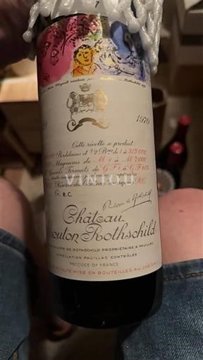 Bordeaux Pauillac Grand Cru Château Mouton Rothschild 1970