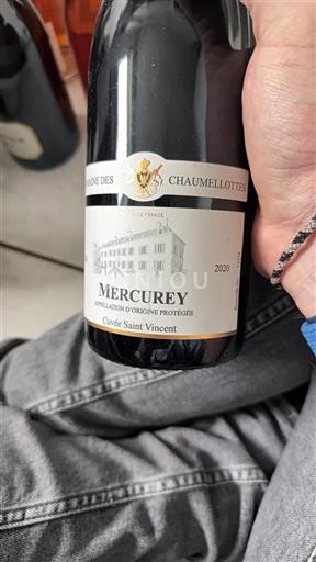 Bourgogne Mercurey Domaine Des Chaumellottes Saint Vincent 2020