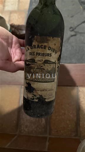 Bordeaux Saint-Émilion Grand Cru Grand Cru Château La Grâce Dieu Des Prieurs 1967