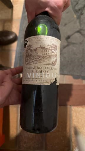 Vin Rouge sec Château Roc Taillade 1996 France Bordeaux Médoc