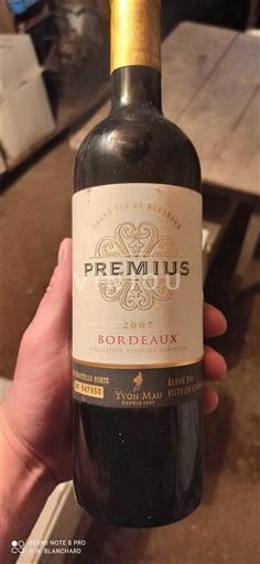 Burdeos Bordeaux Yvon Mau Premius 2007