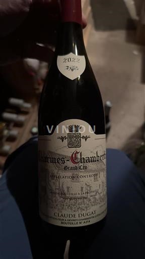 Bourgondië Charmes-chambertin Grand Cru Claude Dugat 2022
