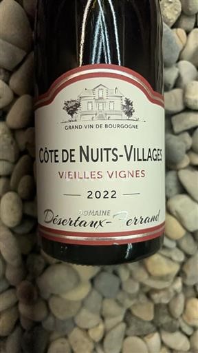 Burgundy Côte de Nuits Villages Desertaux Ferrand 2022
