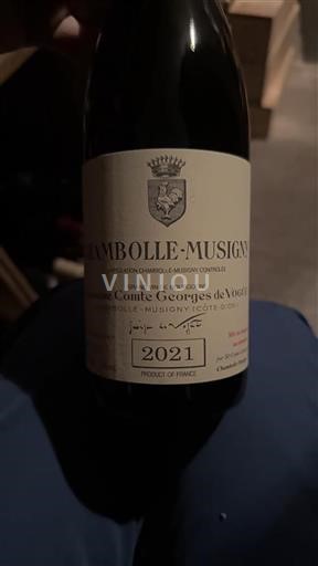 Borgogna Chambolle-Musigny Domaine Comte Georges De Vogüé 2021