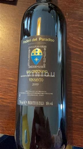 Toskánsko San Gimignano Poderi Del Paradiso 2009