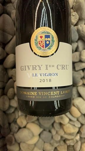 Burgundy Givry Premier Cru Domaine Michel Lumpp Le Vigron 2018