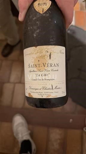 Bourgogne Saint-Véran Domaine La Creuze Noire La Côte 2013