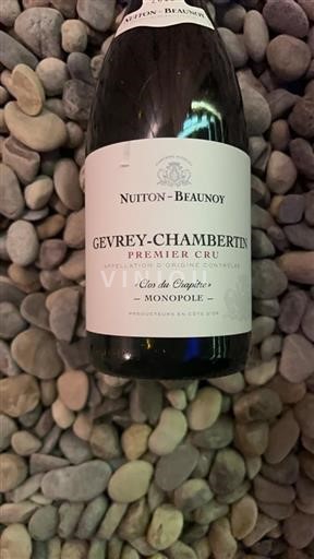 Borgoña Gevrey-Chambertin Premier Cru Nuitonbeaunoy Clos du Chapitre 2018
