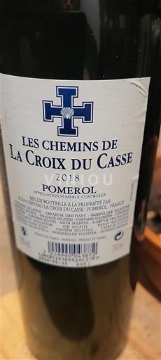 Bordeaux Pomerol La Croix Du Casse Les Chemins de 2018