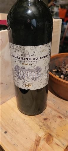 Bordeaux Blaye-côtes-de-bordeaux Château Magdeleine Bouhou 2014