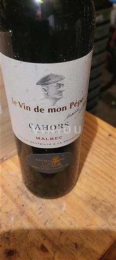 Lounais-Ranska Cahors Château Laur Le Vin de mon Pépé Ei vuosikertaa