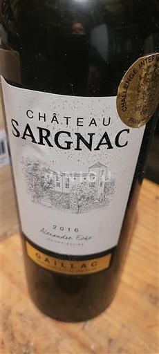Jugozahod Gaillac Château Sargnac 2016