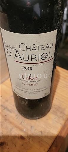 Sud-Ouest Cahors Château Camp Auriol 2016