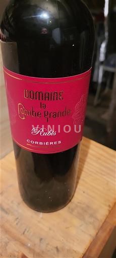 Languedoc Corbières Domaine La Combe Grande Rubis Niet-geïntegreerd