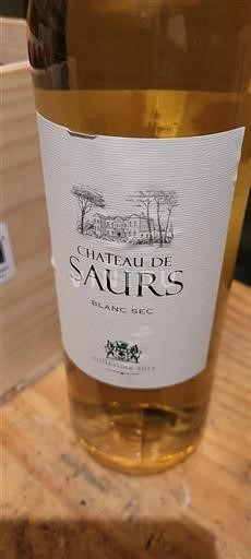 Vin Blanc sec Château Saurs 2023 France Sud-Ouest