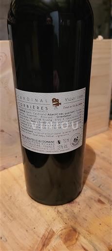 Vin Rouge sec Cardinal Pierre Richard Non millésimé France Languedoc Corbières