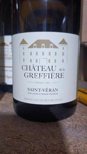 Burgund Saint-Véran Grand Cru Château La Greffière 2023