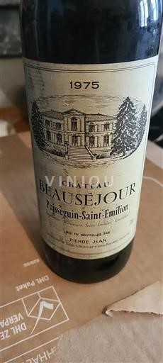 Bordeaux Puisseguin-Saint-Émilion Château Beauséjour 1975