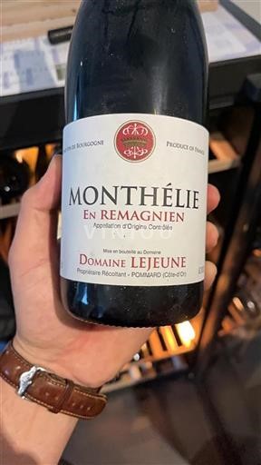 Burgund Monthélie Domaine Lejeune En Remagnien 2016