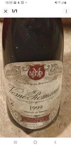 Borgoña Vosne-romanée Jean-pierre Meunier 1999