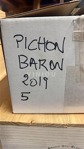 Bordeaux Pauillac Grand Cru Château Pichon Baron 2019