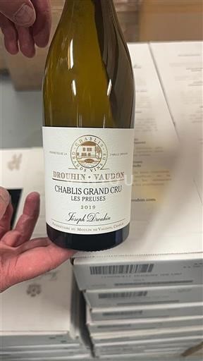 Bourgogne Chablis grand cru Grand Cru Drouhinvaudon Les Preuses 2019