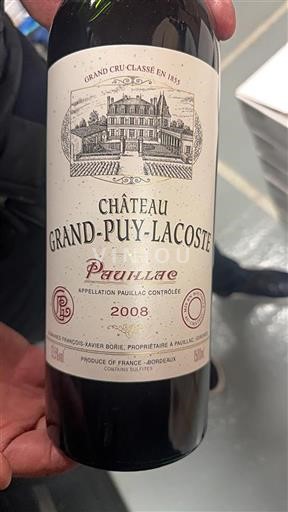 Bordeaux Pauillac Grand Cru Château Grandpuylacoste 2008