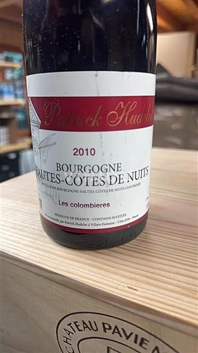 Borgogna Hautes Côtes de Nuits Domaine Patrick Hudelot Les Colombieres 2010