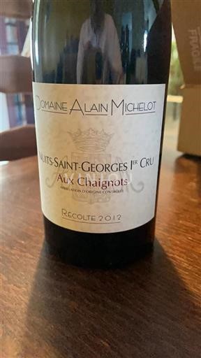 Bourgogne Nuits-Saint-Georges Premier Cru Domaine Alain Michelot Aux Chaignots 2012