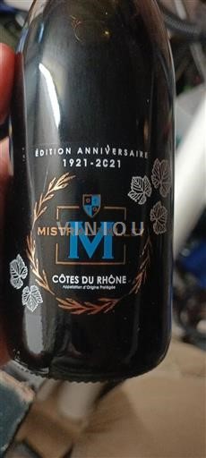 Valle del Rodano Côtes-du-Rhône Mistral Valley 2020