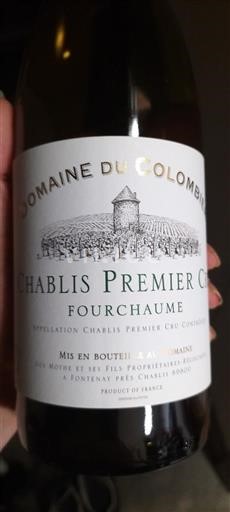 Bourgogne Chablis premier cru Premier Cru Domaine Colombier Fourchaume Non Millésimé