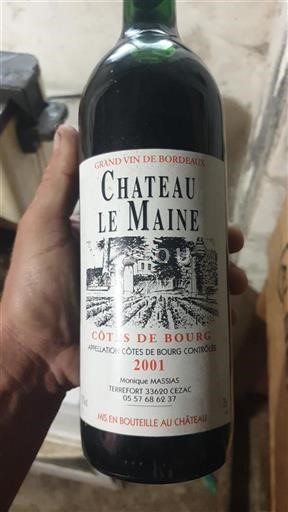 Bordeaux Côtes-de-bourg Château Le Maine 2001