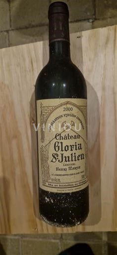 Bordeaux Saint-Julien Château Gloria 2000