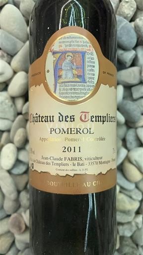 Bordeaux Pomerol Château Des Templiers 2011