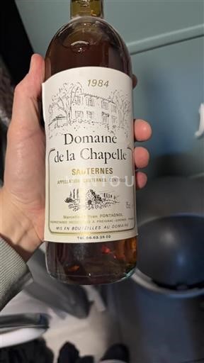 Bordeaux Sauternes Domaine La Chapelle 1984