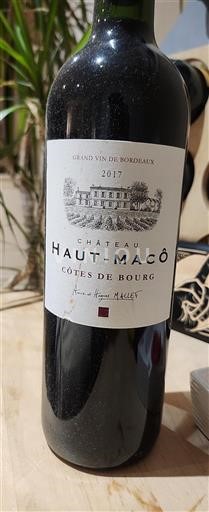 Bordeaux Côtes-de-Bourg Château Hautmaco 2017