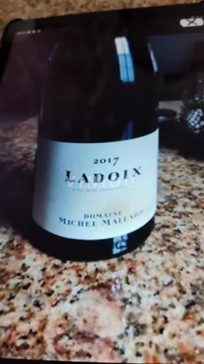 Borgonha Ladoix Domaine Michel Mallard 2017
