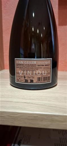 Vin Blanc extra-brut Extra Brut Jean Geiler 2024 France Alsace Crémant-d'alsace
