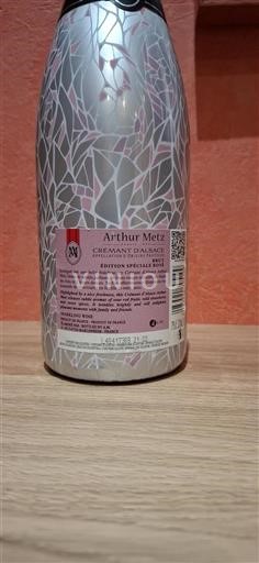 Alsácia Crémant da Alsácia Arthur Metz Édition Spéciale Rosé 2022