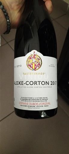Bourgogne Aloxe-Corton Domaine Dubois Orgeval 2017