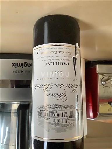 Bordeaux Pauillac Château Haut De La Bécade 2007