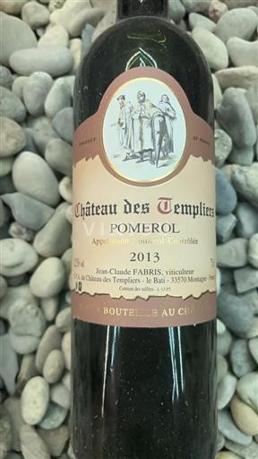 Bordeaux Pomerol Château Des Templiers 2013