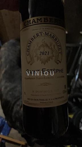 Bordeaux Saint-Estèphe Château Chambertmarbuzet 2021