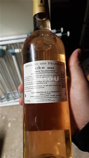 Sydvestfrankrig Comté tolosan Domaine Des Pradelles Eden 2022