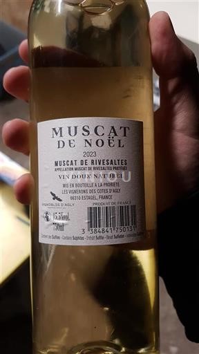 Roussillon Muscat de Rivesaltes Les Vignerons Des Côtes Agly Muscat de Noël 2023