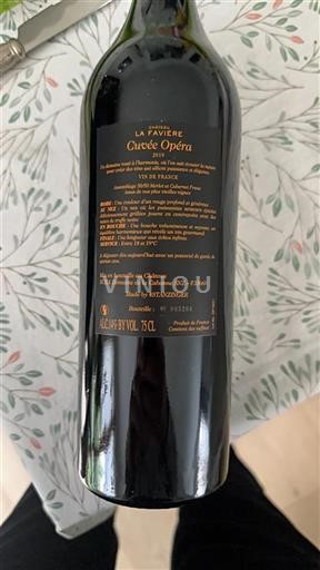 Bordeaux Niet gespecificeerd Château La Favière Opéra 2019