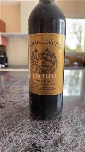 Bordeaux Fronsac Château La Rivière 2000