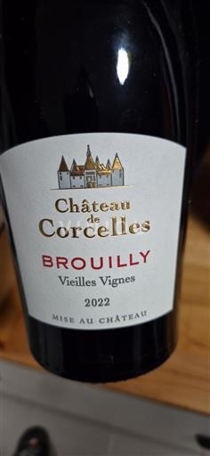 Beaujolais Brouilly Château Corcelles Vieilles Vignes 2022